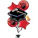 amscan Mayflower Products Congrats Grad Red Balloon Bouquet (Each)