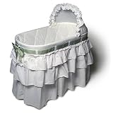 Burlington Baby Bassinet with Full Skirt and... by Burlington Basket