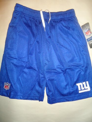 NEW YORK GIANTS NFL® BOYS ROYAL BLUE FOOTBALL SHORTS (MEDIUM 10/12)
