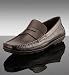 Collezione Leather Square Toe Loafers