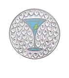 Bella Crystal Martini Hat Clip Set