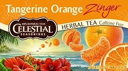 Celestial Seasonings Herb Tea, Tangerine Orange Zinger, 20-Count Tea Bags (Pack of 6)