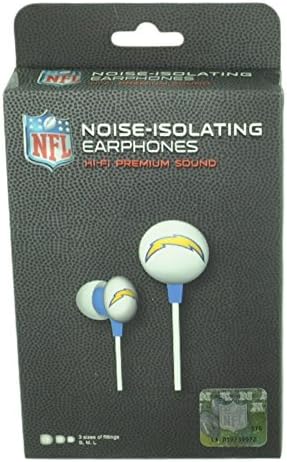 NFL San Diego Chargers Headphones Earphones Music Iphone Mp3 iHip Noise Isolating
