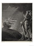 Macbeth, Act I Scene III: Macbeth and Banquo are Taken Aback by the Appearance of the Three Witches Stretched Canvas Poster Print