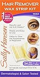 Sally Hansen Wax Strip Kit Brow/Face/Bikni