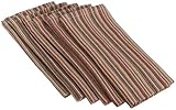 IMAGE OF DII Everyday Basic Napkin Set of 6, Rustic Stripe