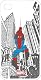 スパイダーマン iPhone4/4S クリアジャケット MV-17C