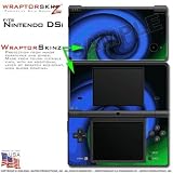 Nintendo DSi Skin Alecias Swirl 01 Blue WraptorSkinz Skins (DSi NOT INCLUDE ....
