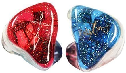 Heir Audio Logo Red and Blue Faceplate Balance Armature Dynamic Hi-fi Professional Earphone