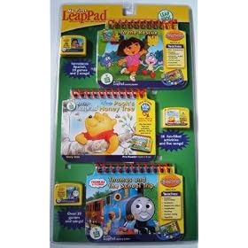 My First LeapPad Triple Pack - Dora to the Rescue, Pooh's Honey Tree and Thomas and the School Trip
