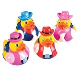 12 Rodeo Cowboy and Cowgirl Rubber Ducks