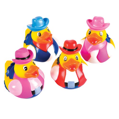 12 Rodeo Cowboy and Cowgirl Rubber Ducks