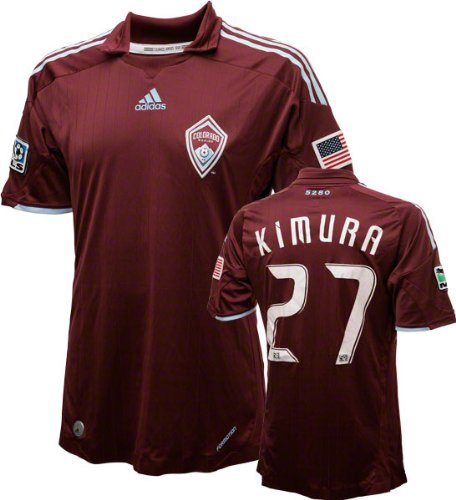 Kosuke Kimura Game Used Jersey: Colorado Rapids #27 Short Sleeve Home Jersey