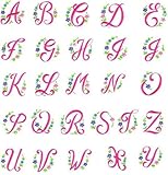 Brother Embroidery Machine Card DAISY ALPHABET