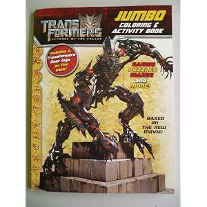 Transformers Revenge of the Fallen: Jumbo Coloring & Activity Book (Based on the new movie)