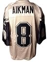 Troy Aikman Dallas Cowboys Autographed 2 Star White Jersey