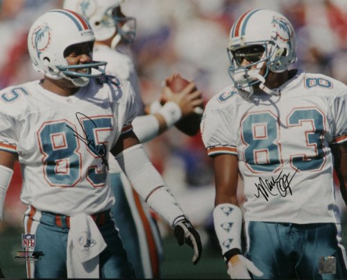 Mark Clayton and Mark Duper Miami Dolphins Autographed 16x20 Photograph
