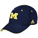adidas Michigan Wolverines Navy Blue Large Logo Structured Adjustable Hat