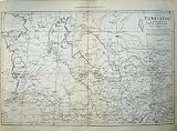1873 MAP TURKISTAN CASPIAN BRITISH INDIA ATLAS PRINT