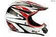 No Fear MX 6097RRD PRIME Mens BMX / Motocross Racing Helmet in Racing Red Size Small