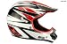 No Fear MX 6097RRD PRIME Mens BMX / Motocross Racing Helmet in Racing Red Size Small