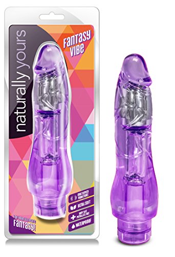 Blush Novelties Fantasy Vibe Vibrating Dildo (Purple) *30 Day Guarantee*