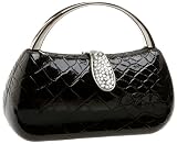 Savanna Croco Patent Crystal Box Bag
