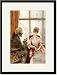 Black Framed/Matted Print 17x23, School For Scandal: An Enthralling Conversation