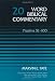 Word Biblical Commentary Vol. 20, Psalms 51-100  (tate), 608pp