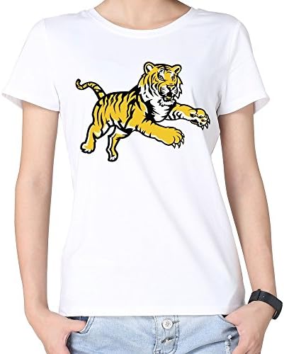 100% Cotton Woman's LSU Fightin Tiger Tshirts White