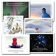 New Year Holiday Card Assortment - I, box of 12 cards & envelopes