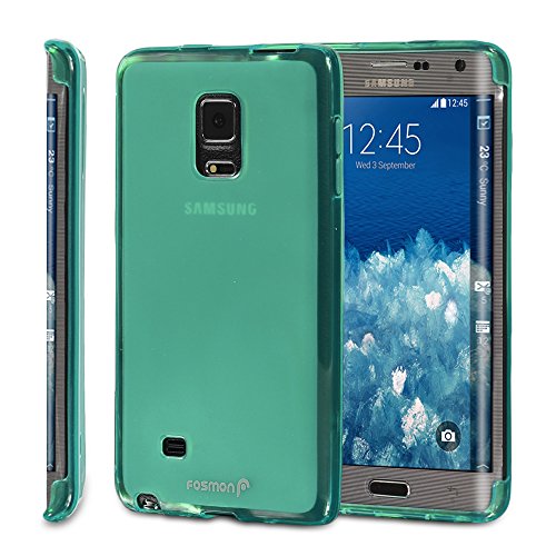 Galaxy Note Edge Case - Fosmon [DURA FROST] Smooth Durable & Flexible SLIM-Fit Cover for Samsung Galaxy Note Edge (Teal)