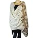 Embroidered Shawl Scarf Wool Accessory 80 x 40 inches
