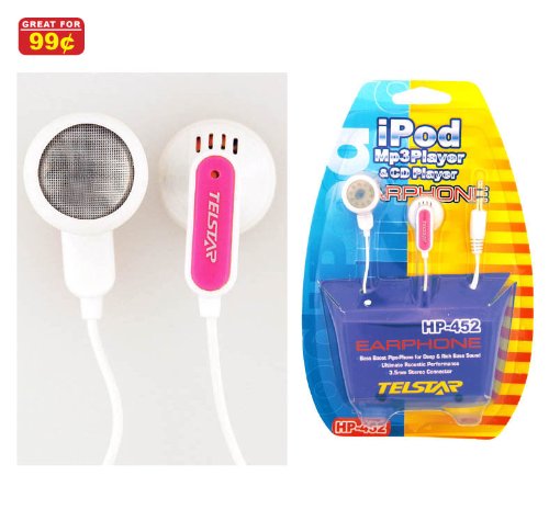 Telstar Hp-452 Ipod/mp3/cd Earphones Telstar Hp-452 Ipod/mp3/cd Earphones