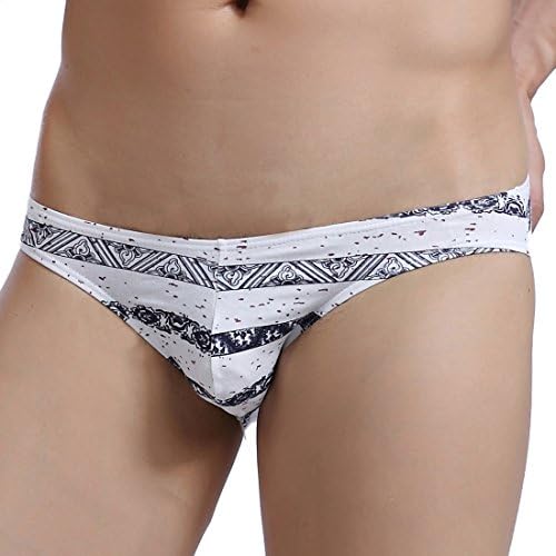 Sexy Men's Bikini Thong Tanga Swimwear Seaside Shorts with Pouch