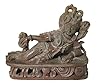Hand Carved Shiva Sculpture Lord Ardhnarishwar Stone Statue 8 Inch