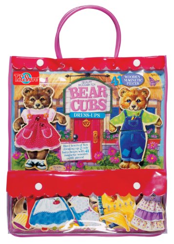 T.S. Shure Bear Cubs Wooden Magnetic Dress-Ups