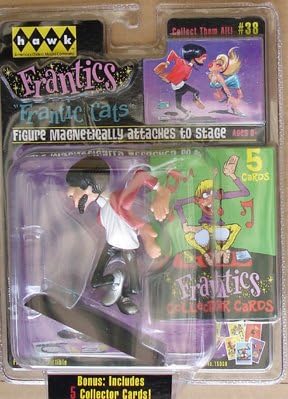 Frantic Cats (male) #38 Frantics Carded Figure With Bonus 5 Collecter Cards