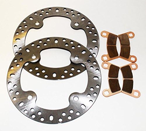 2009 2010 POLARIS RAZOR RZR S 800 FRONT BRAKE ROTOR DISC & SEVERE DUTY PADS