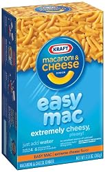 Kraft Easy Mac Dinner, Extreme Cheese, 12.9-Ounce Boxes (Pack of 8)