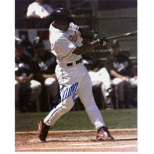 Melvin Mora Autographed Baltimore Orioles 8x10 Photo