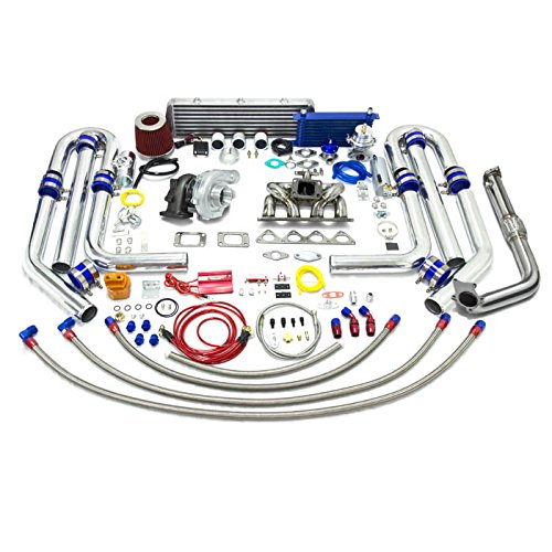 High Performance Upgrade T04E T3 22pc Turbo Kit - Honda B-Series Ram Horn Manifold