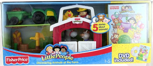 Childrens Toyshop  Toys : Little People Discovering Animals at the Farm with DVD Included!