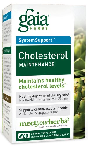 Best Price Gaia Herbs Cholesterol Maintenance, 60-capsule Bottle