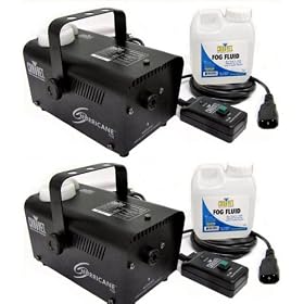 Pair CHAUVET HURRICANE H700 FOG/SMOKE PRO MACHINES H-700: Musical Instruments