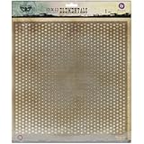 Prima Marketing PSTEN-60476 Elementals Stencil, 12 by 12-Inch, Halftone