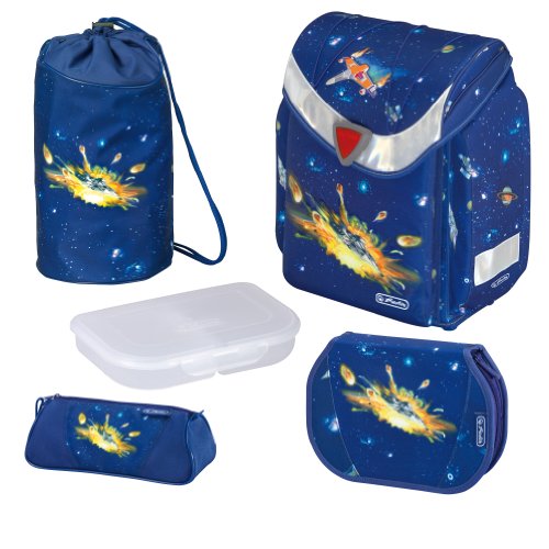 Herlitz 11161007 - Schulranzen Flexi Plus Space Boom Herlitz 11161007 - Schulranzen Flexi Plus Space Boom