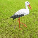 Eigenschaften   / Storch Fred aus Kunstharz hergestellt NP. 49,- Euro
