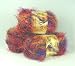 Glitter Rainbow Knitting Yarn 50gm 10balls/Pk - Blue/Purple/Orange