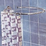 LOOP – Stainless Steel Circular Shower Rail and Curtain Rings